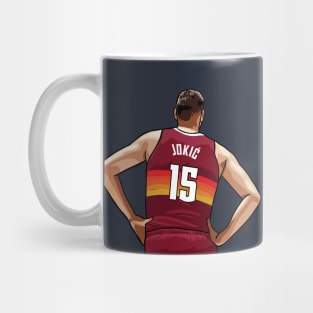 Nikola Jokic Vector Back Mug